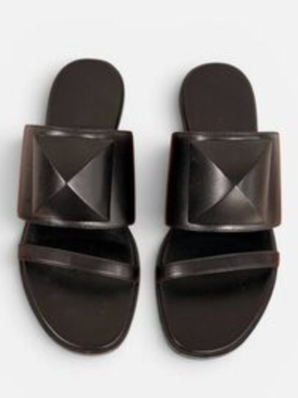 AUTHENTIC Hermès Caia Black flat sandals SIZE 38